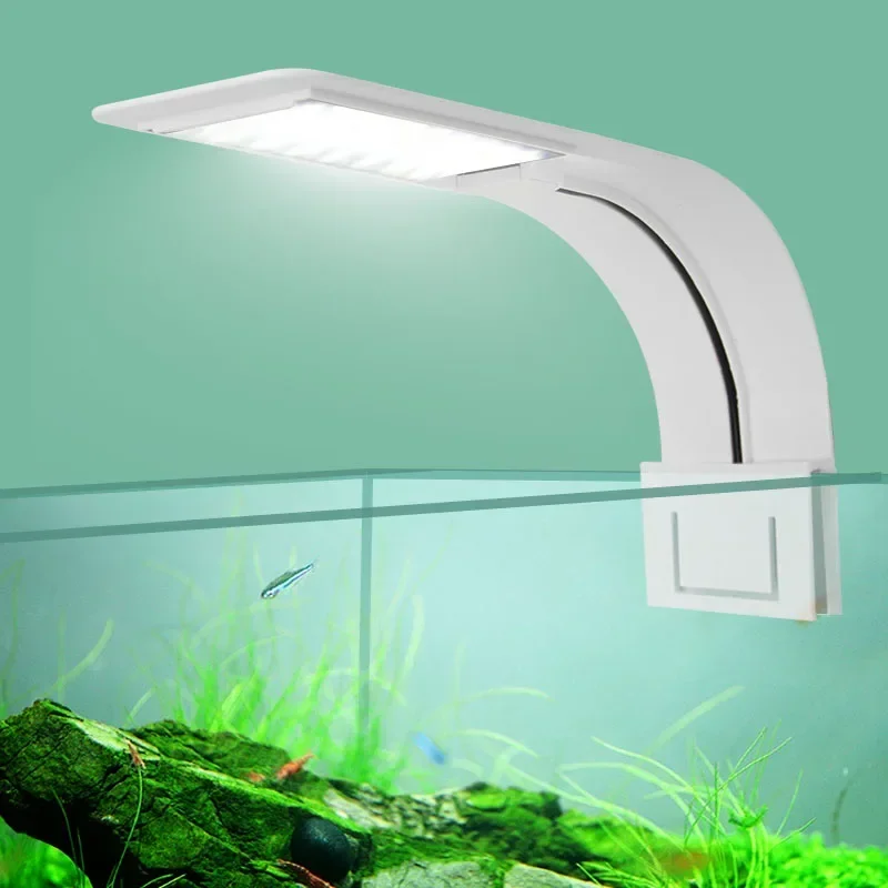 Fish In Aquarium Picture - Ultradünnes LED-Aquariumlicht, 5 W/10 W/15 W,