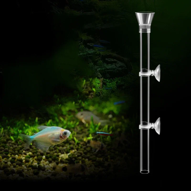 Aquarium Fish Holiday Food - Acryl Aquarium Feeder Rohr Schüssel Transparent