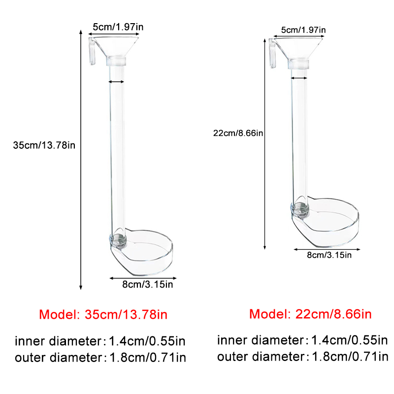 Acryl Aquarium Fisch Feeder Tr – Aquarium Fish Holiday Food Bewertung und Preis
