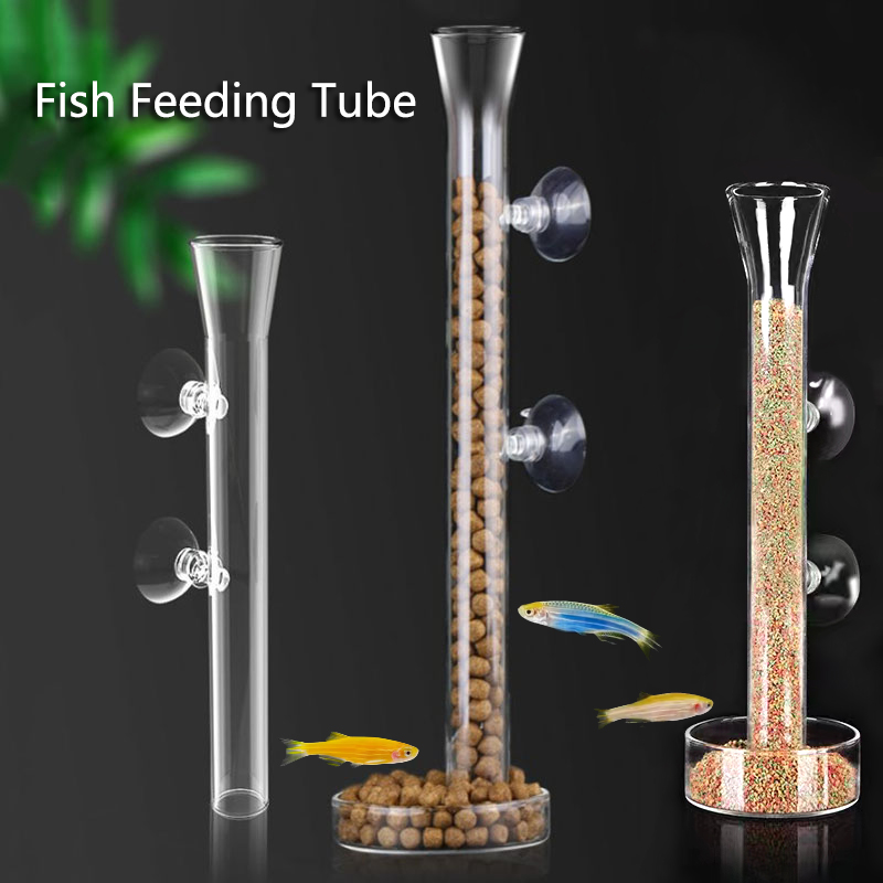 Glas Aquarium Feeder Rohr Geri – Aquarium Fish Holiday Food Bewertung und Preis